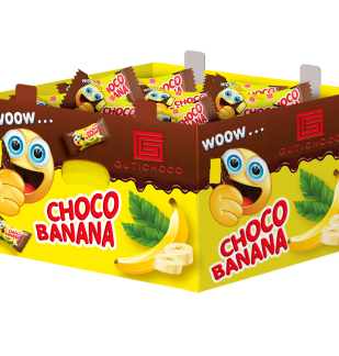 Choco banana Habosított banános krém étcsokoládéval mártva
