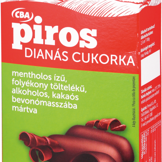 CBA-Dianás cukorka