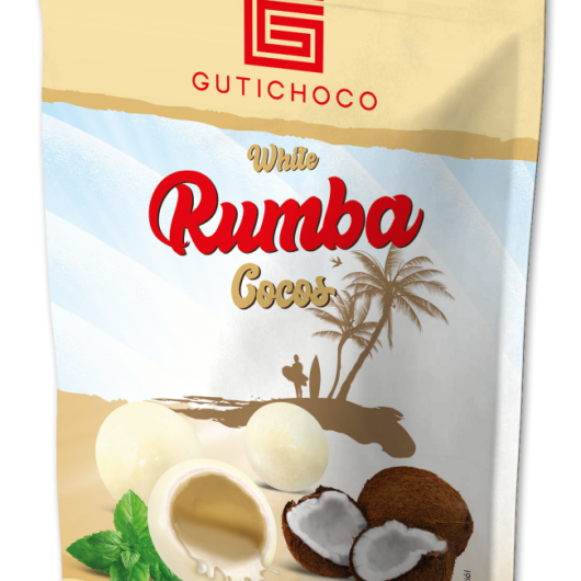 Rumba- Rumos kókuszos mentás drazsé fehércsokoládéval