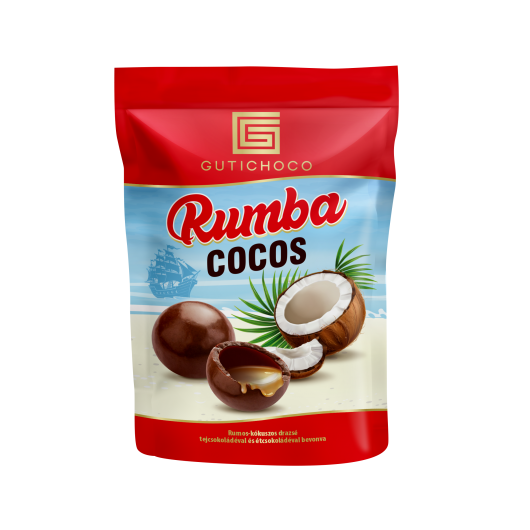 RUMBA-rum kókusz drazsé tejcsokoládéval